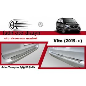 Mercedes Vito Arka 2015 Krom Tampon Eşiği