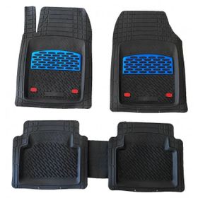 Mercedes W203 C Class 2000 2007 Krom Mavi Derin Havuzlu Oto Paspas