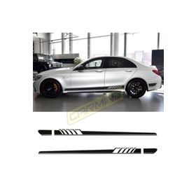 Mercedes W205 C63 Amg Yan Etek Şerit Sticker