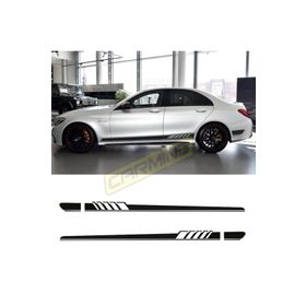 Mercedes W205 C63 Amg Yan Etek Şerit Sticker