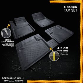 Mercedes W246 B Serisi 2015 3D Havuzlu Paspas