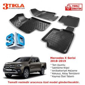Mercedes X Serisi 2018-2019 Seti 3D Havuzlu Paspas