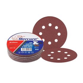 Mercure 125 mm 100 Kum Delikli Cırt Zımpara