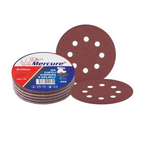 Mercure 125 mm 360 Kum Delikli Cırt Zımpara