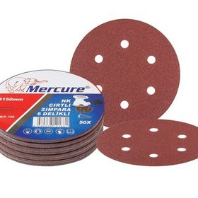 Mercure 150 mm 100 Kum Delikli Cırt Zımpara