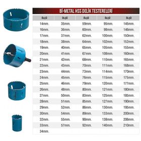 Mercure Bi-Metal Hss Delik Testeresi