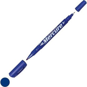 Mercure Marker Çift Uçlu 0.5-1 mm Mavi Cd Kalemi