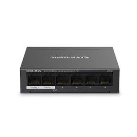 Mercusys MS106LP 4 Port 10-100 MBPS PoE+ 2 Port 10-100 MBPS Uplink Metal Kasa Switch