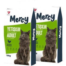 Mercy Tavuklu 2x15 kg Yetişkin Kedi Maması