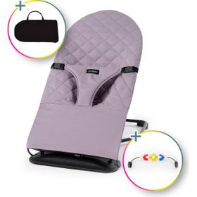 Merfbaby Gri Çantalı Oyuncaklı Ana Kucağı