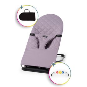 Merfbaby Gri Çantalı Oyuncaklı Ana Kucağı