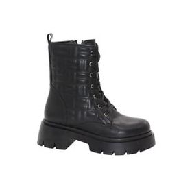 MergenShoes BF183 Siyah Bağcıklı Fermuarlı Kadın Bot