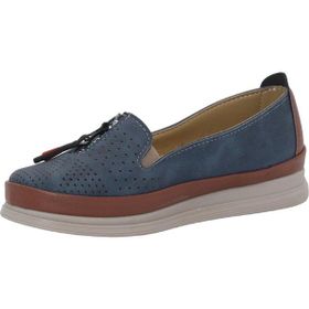 MergenShoes Esa 029 Mavi Rahat Taban Kadın Günlük Ayakkabı