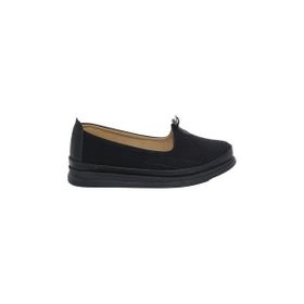 MergenShoes Esa 030 Siyah Rahat Taban Kadın Günlük Ayakkabı