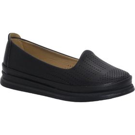 MergenShoes Esa 031 Siyah Füme Rahat Taban Kadın Günlük Ayakkabı