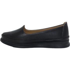 MergenShoes Esa 031 Siyah Füme Rahat Taban Kadın Günlük Ayakkabı