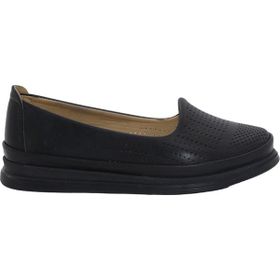 MergenShoes Esa 031 Siyah Füme Rahat Taban Kadın Günlük Ayakkabı