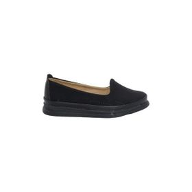 MergenShoes Esa 031 Siyah Rahat Taban Kadın Günlük Ayakkabı