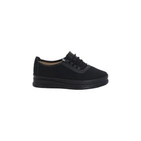 MergenShoes Esa T033 Siyah Rahat Taban Kadın Günlük Ayakkabı