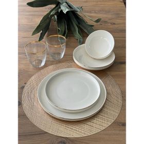 Meri Home Modern Gold 24 Parça Yemek Takımı