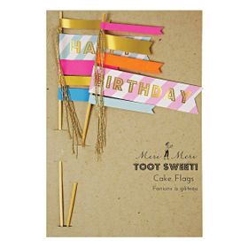 Meri Meri 125758 Happy Birthday Pasta Süsü