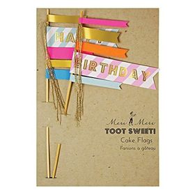 Meri Meri 125758 Happy Birthday Pasta Süsü