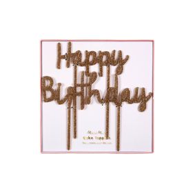 Meri Meri 157060 Happy Birthday Pasta Süsü