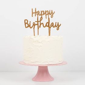Meri Meri 157060 Happy Birthday Pasta Süsü