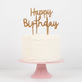 Meri Meri 157060 Happy Birthday Pasta Süsü