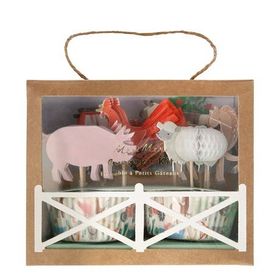 Meri Meri 24'lü Çiftlik Cupcake Kit
