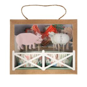 Meri Meri 24'lü Çiftlik Cupcake Kit