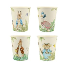 Meri Meri 8'li Peter Rabbit Bahçede Bardaklar