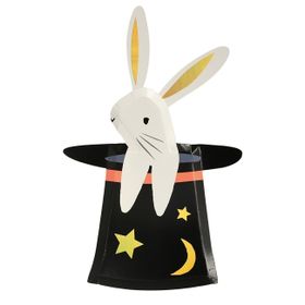 Meri Meri Bunny In Hat Shaped Plates Sihirbaz Şapkası Tabak