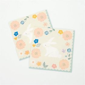 Meri Meri Easter Napkins S 20'li Çiçekli Tavşan Peçeteler