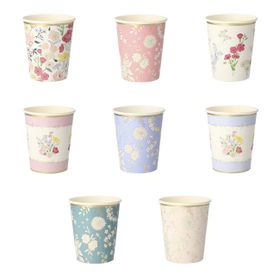 Meri Meri English Garden Party Cups 8'li English Garden Bardak