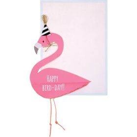 Meri Meri Flamingo Tebrik Kartı