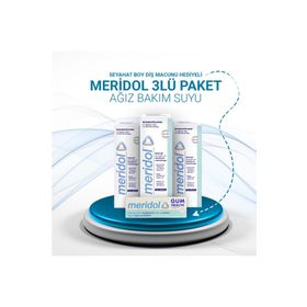 Meridol 3x400 ml Ağız Bakım Suyu
