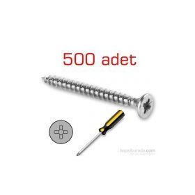 Meridyen 090568 4mm x 4cm 500lü Sunta Vidası