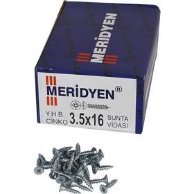Meridyen 3.5x16 mm 1000 Adet Paket Sunta Vidası