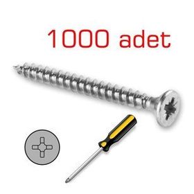 Meridyen 3.5x25 mm 1000 Adet Sunta Vidası