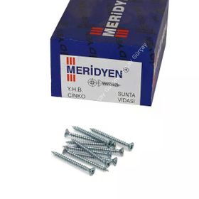 Meridyen 3.5x25 Siyah 1000 Adet Sunta Vidası