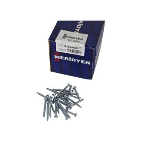 Meridyen 3.5x40 mm 500 Adet Paket Sunta Vidası