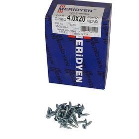 Meridyen 4.0x20 mm 1000 Adet Sunta Vidası