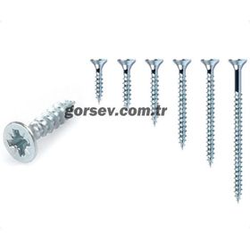 Meridyen 4.0x50 mm 500 Adet Sunta Vidası