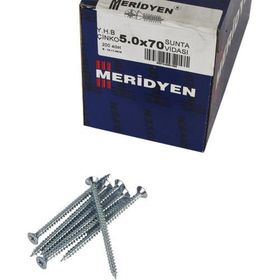 Meridyen 4.0x70 mm 200 Adet Sunta Vidası