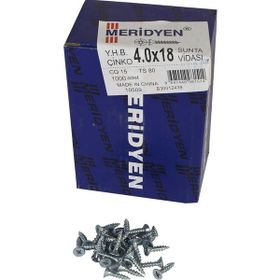 Meridyen 4x18 mm 1000 Adet Paket Sunta Vidası