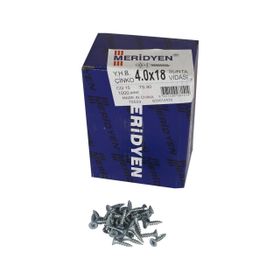 Meridyen 4x18 mm 1000 Adet Paket Sunta Vidası