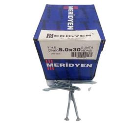 Meridyen 5.0x30 mm 200 Adet Sunta Vidası