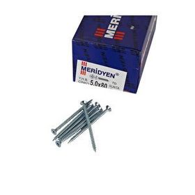 Meridyen 5x80 mm 200 Adet Paket Sunta Vidası
