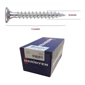 Meridyen 6.0x150 mm 50 Adet Sunta Vidası